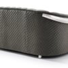Flared Arm Loveseat - Gray - Image 5