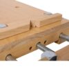 Portable Hard Wood Workbench With Quick Release Handle And G Type Fixing Clips For Woodworking - Natural - Image 14