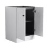 Modern Freestanding Bathroom Vanity With Soft Close Cabinet Doors, Excluding Sink - White - Image 9