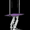 Hydraulic Pet Grooming Table With"H" Arm - Purple - Image 7