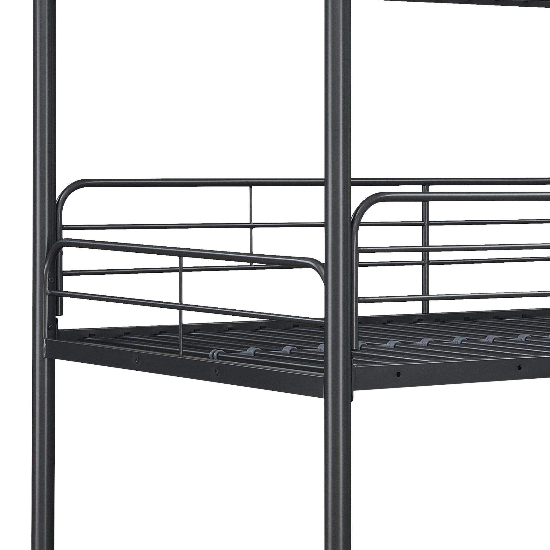 Triple Bunk Bed, Twin / Twin / Twin - Black - Image 10
