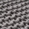 Chabani - Indoor Modern Knitted Fabric Cube Pouf Ottoman - Light Gray - Image 9