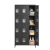 12 Door Lockers With Lock For Secure Storage - Black - Image 14