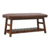Buffalo - Hide Hallway Bench - Brown - Image 3