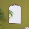 Arch Mirror, Baroque Inspired Wall Decor For Bathroom Bedroom Living Room - Gold - Image 6