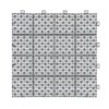 Interlocking Deck Tiles Plastic Waterproof Outdoor All Weather Anti-Slip Bathroom Shower Balcony Porch Strong Weight Capacity Upto 6613 Lbs, Rosette Pattern Pack Of 12 - Gray - Image 21