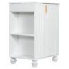 Classic Retro 24" Bathroom Vanity With Sink, Door Shelf, Side Open Storage Frame, Soft Closing Door - White - Image 13