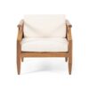 Aston - Outdoor Club Chair (Set of 2) - Cream - Image 4