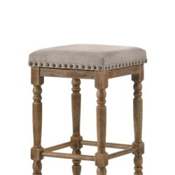 Farsiris - Weathered Counter Height Stool (Set 2) - Beige