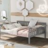 Full Size Comfort Daybed, Slat Support - Gray - Image 9