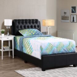 Marilla - Twin Bed - Black