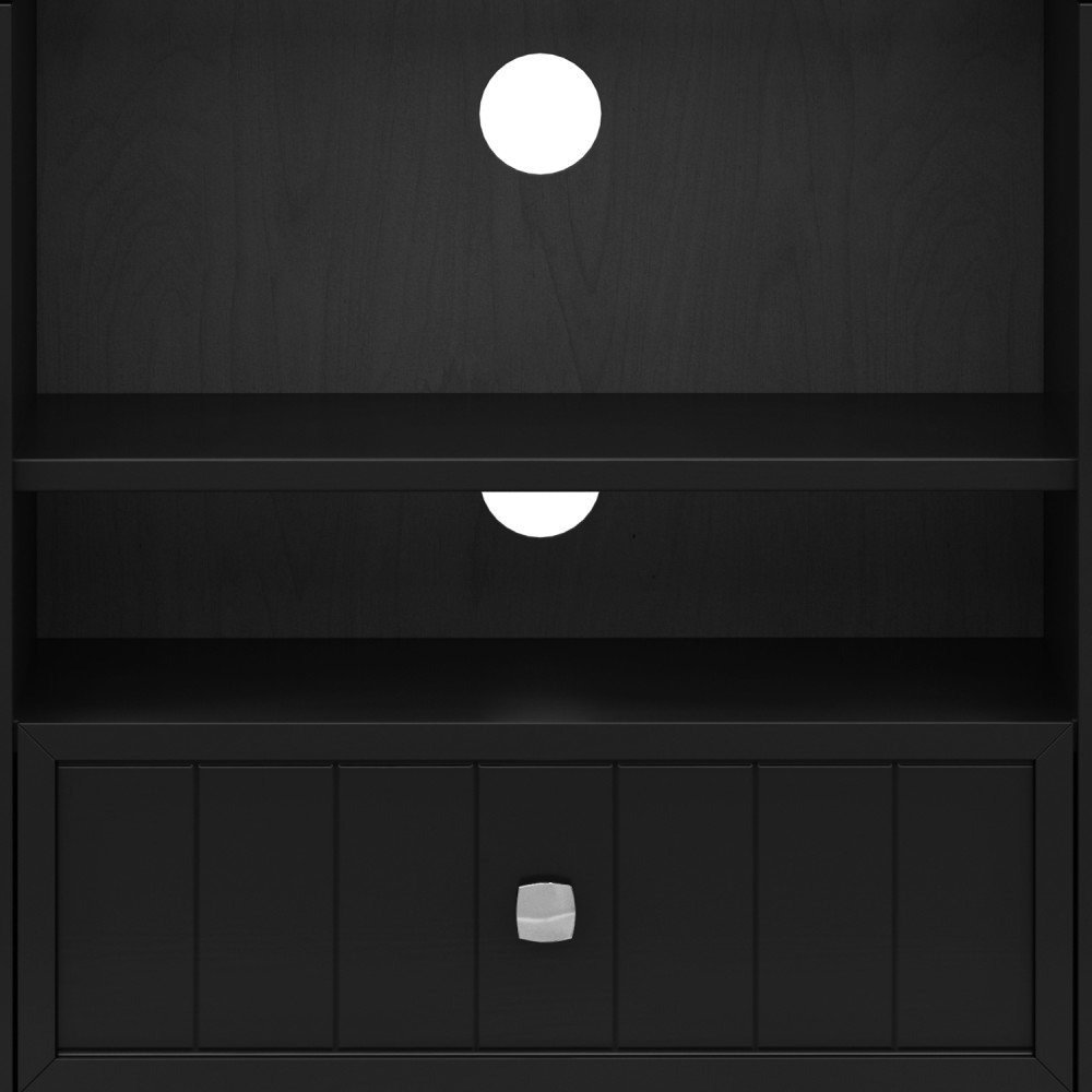 Bedford - Tall TV Media Stand - Black - Image 2
