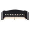Twin Size Upholstered Daybed With Storage Armrests, Trundle And Latest Integrated Bluetooth Audio System - Gray - Image 5
