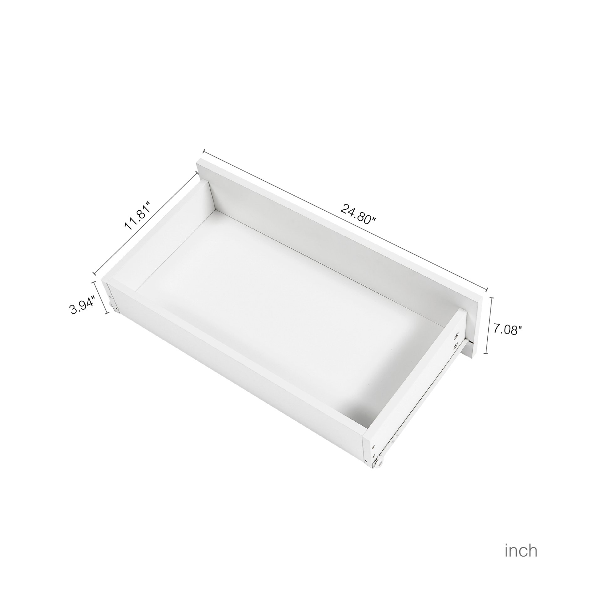 6 Drawer Dresser For Bedroom With LED Lights, Sturdy Frame - White - Image 13