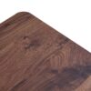Modern Minimalist Texture Sticker Patterned Rectangular Coffee Table - Walnut Dark Brown - Image 10