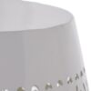 Transitional Ruby - Side Table With Lace Cut Design - White - Image 12