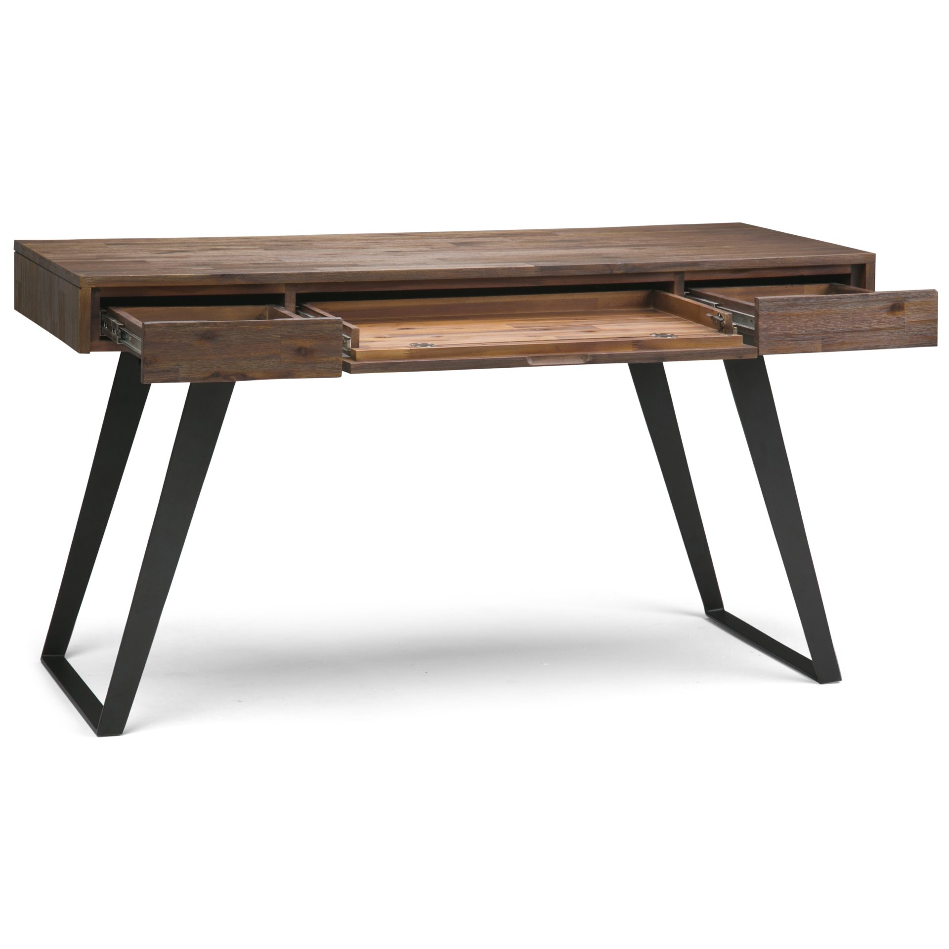 Lowry - Desk - Rustic Natural Aged Brown - Image 7