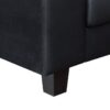 Modern U Shape Sectional Sofa, Velvet Corner Couch With Lots Of Pillows Included, Elegant And Functional Indoor Furniture - Black - Image 17