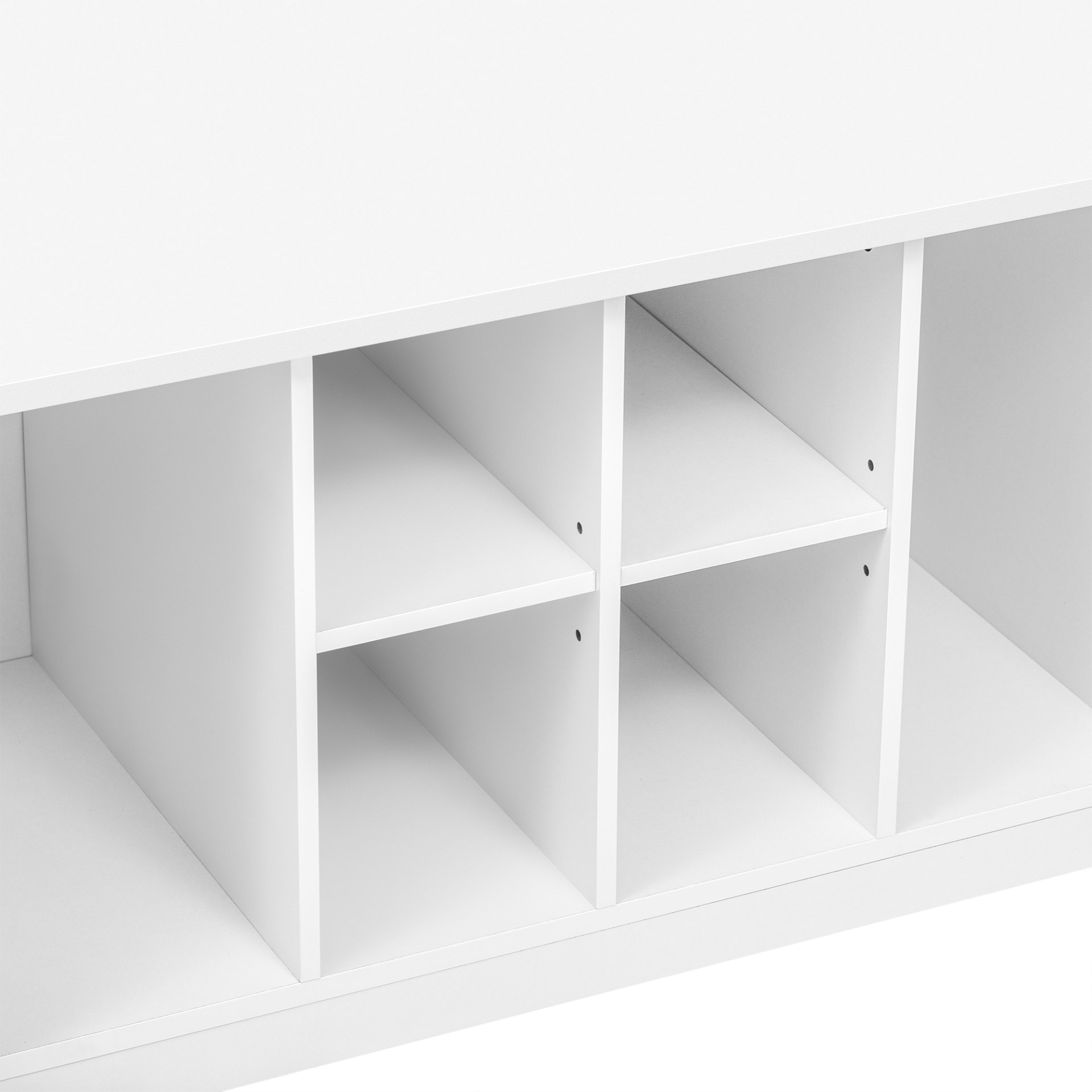 5 In 1 Entryway Bench With Coat Rack, 7 Sturdy Hooks, 2 Spacious Drawers And Adjustable Shelves, Wide Hall Tree With Metal Handles For Hallway - White - Image 22