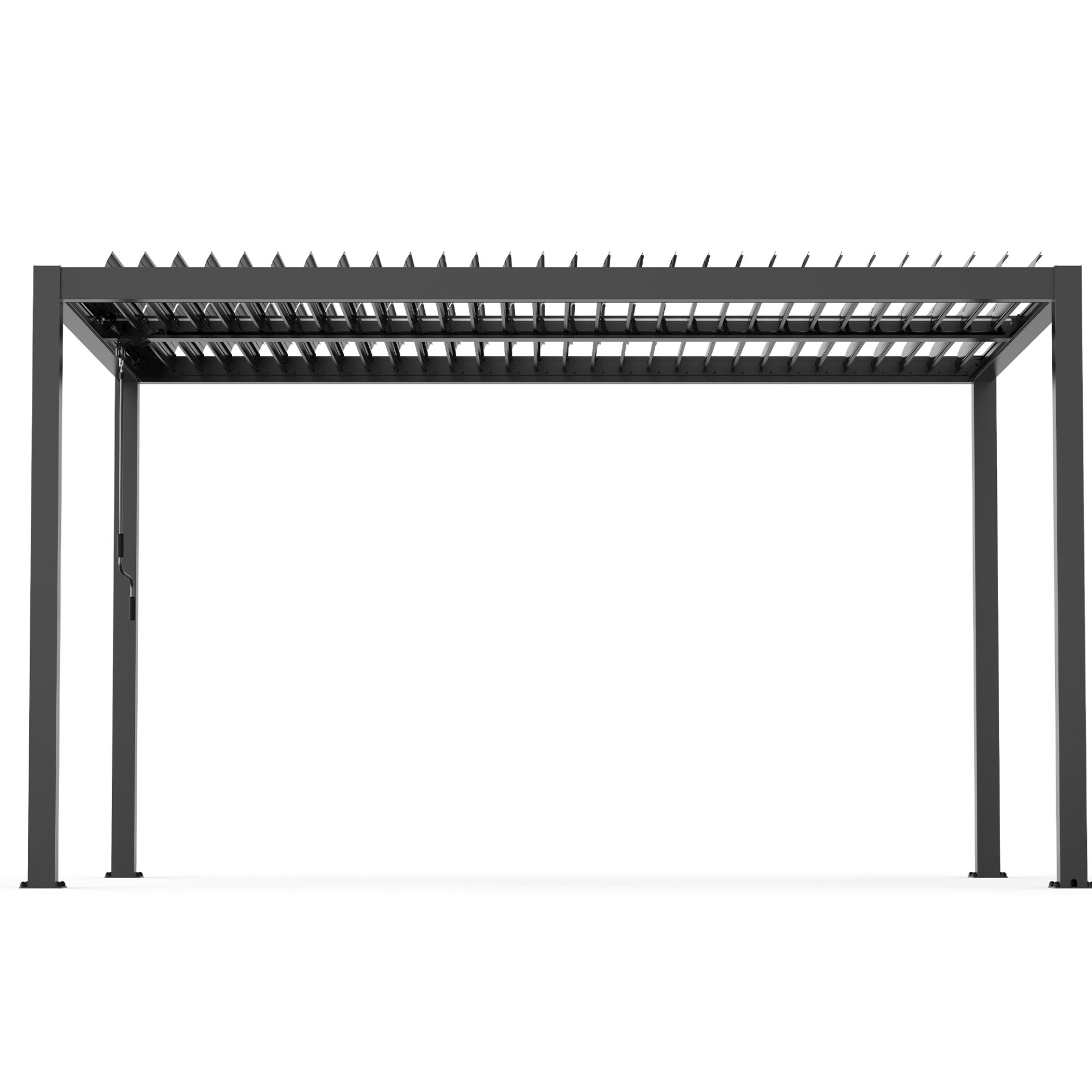 Louver Pergola Louvers & Frame - Black - Image 4