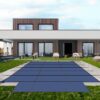 High Strength Pool Safety Cover For 16 X 32 Ft Inground Winter Swimming Pools With Center End Step - Blue - Image 5
