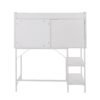 Geo - Shelf Contemporary Desk - White - Image 4