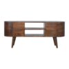 Rounded Entertainment Unit - Chestnut - Image 10
