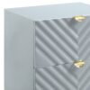 Gaines - High Gloss Nightstand - Gray - Image 5