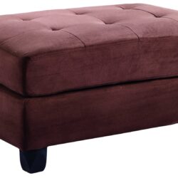Chic Lounge Ottoman - Chocolate
