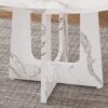Round Dining Table For 4 - White - Image 9