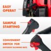Backpack Gas Leaf Blower, 76Cc, 660Cfm, 200Mph, 4 Stroke Air Cooling Gas Backpack Grass Blower, Snow Blower Epa Compliant - Red - Image 6