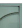 Accent Cabinet Lacquered Wooden Cabinet With 4 Glass Doors Sideboard Buffet Server Cabinet Storage Cabinet, For Living Room, Entryway, Hallway, Office, Kitchen And Dining Room - Mint Green - Image 8