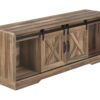 TV Stand, Console, Media Entertainment Center, Storage Cabinet - Brown - Image 12