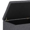 Harrison - Small Coffee Table Storage Ottoman - Slate Gray - Image 3