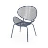 Elba - Contemporary Chair Set For Outdoor Relaxation - Navy - Image 6