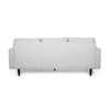 Jenny - Contemporary Tufted Fabric 3 Seater Sofa - Light Gray - Image 7