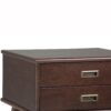 Draper - Mid Century Side Table - Medium Auburn Brown - Image 5