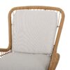 Outdoor Wicker Club Chair With Cushions (Set of 2) - Light Brown - Image 13