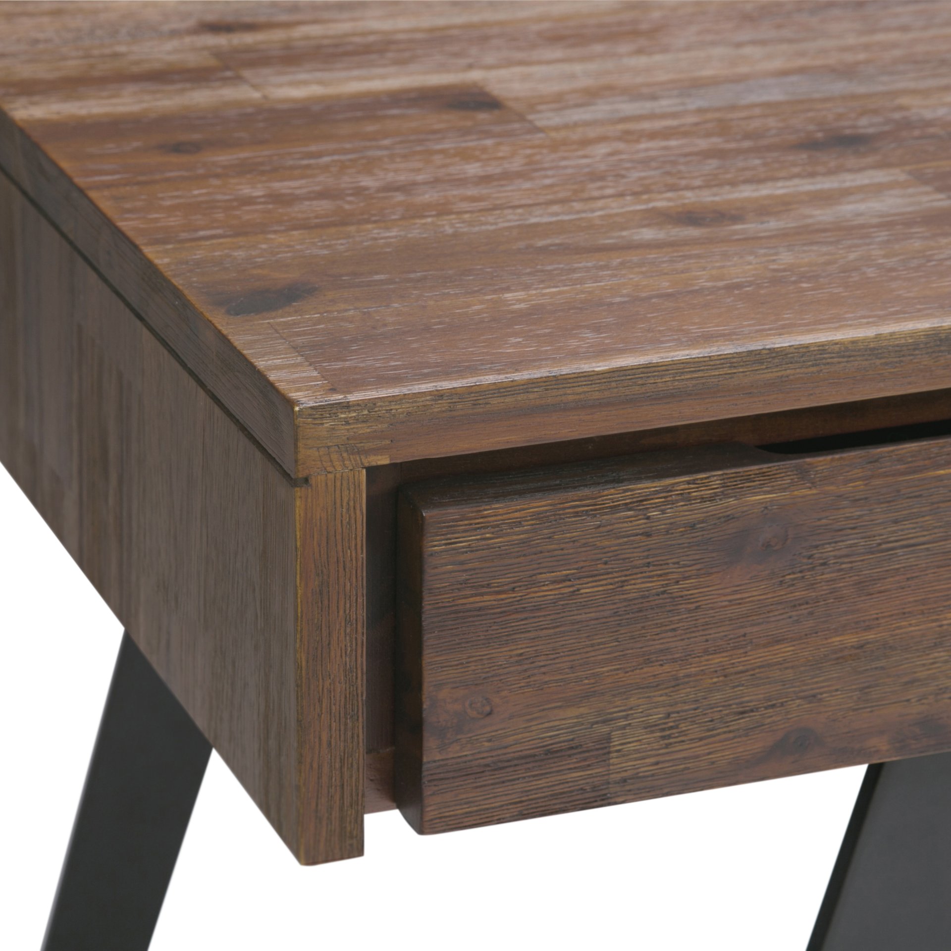 Lowry - Desk - Rustic Natural Aged Brown - Image 4