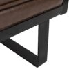 Contemporary Oversized Loveseat Upholstery And Accent Pillows - Dark Brown - Image 12
