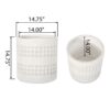 Durable Cube Planter - Antique White - Image 3
