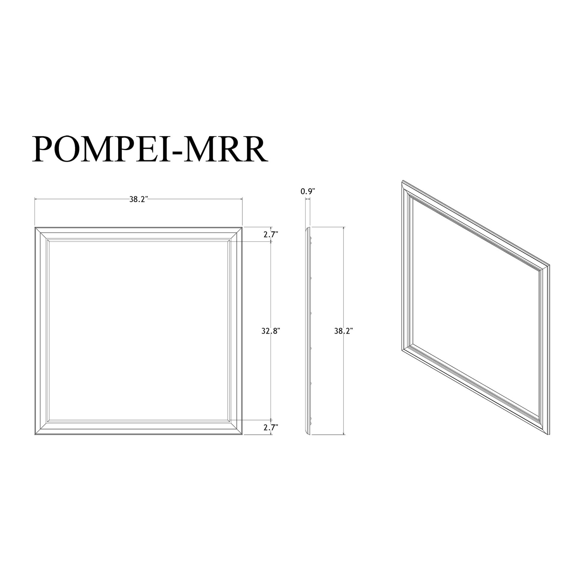 Shaker - Crocodile Metallic Mirror - Gray - Image 3