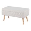 Storage Contemporary Bench - Natural / Beige - Image 4