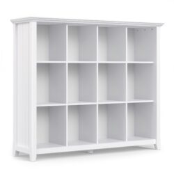 Acadian - 12 Cube Storage - White