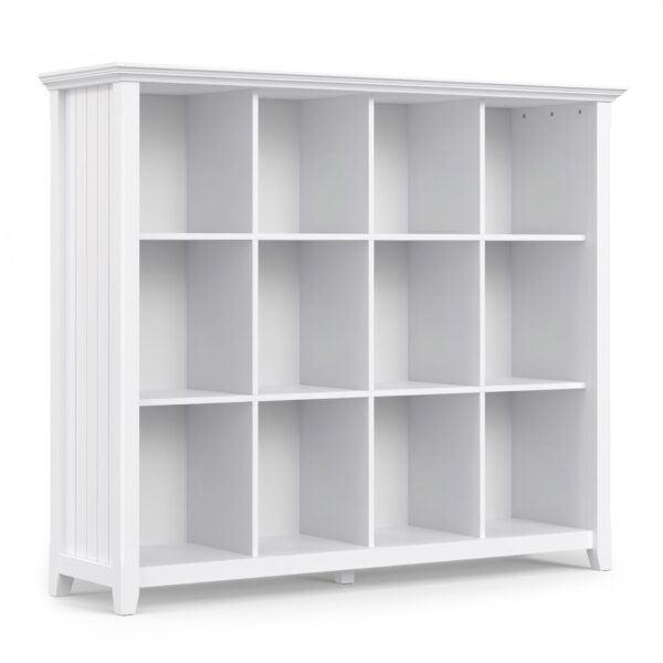 Acadian - 12 Cube Storage - White