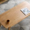Low Table, Coffee Table With Storage Shelf - Natural - Image 5