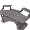 Eleazar - Music Recording Studio Desk Wood - Black Oak - Image 3