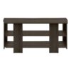 TV Stand, Console, Media Entertainment Center, Storage Shelves, Living Room, Bedroom, Contemporary, Modern - Oak - Image 8