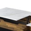 Axel - Printed Faux Marble Coffee Table With Lift Top - Marble - Image 7