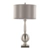Joan - Contemporary Table Lamp (Set of 2) - Nickel / Gray Satin - Image 2